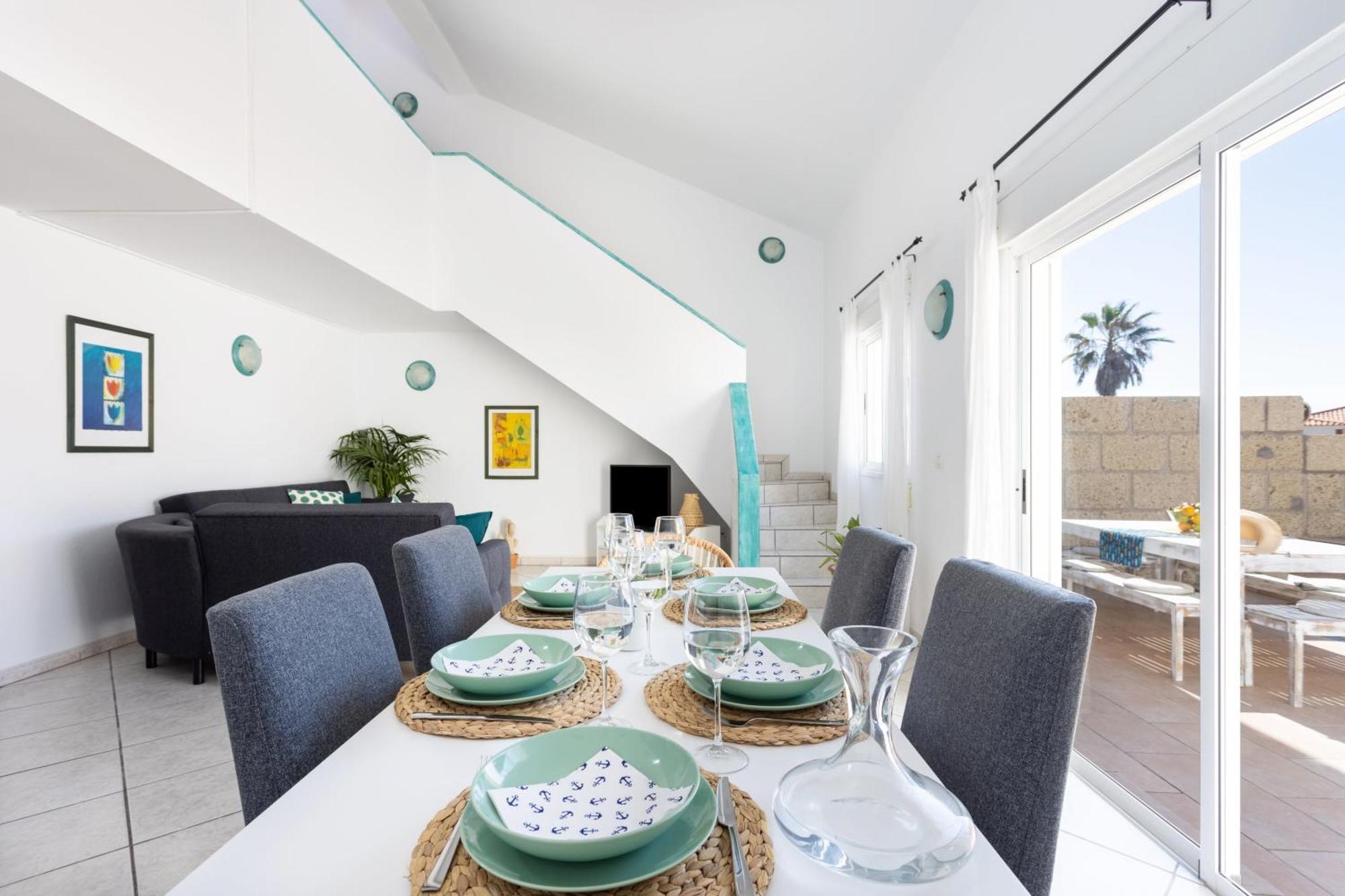 Casa Naranja - Heated Pool - Bbq - Terrace - Free Wifi - Child & Pet-Friendly - 3 Bedrooms - 6 People Poris de Abona Zewnętrze zdjęcie